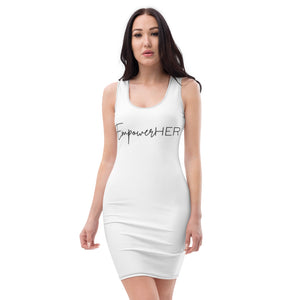 White & Black EmpowerHER Dress